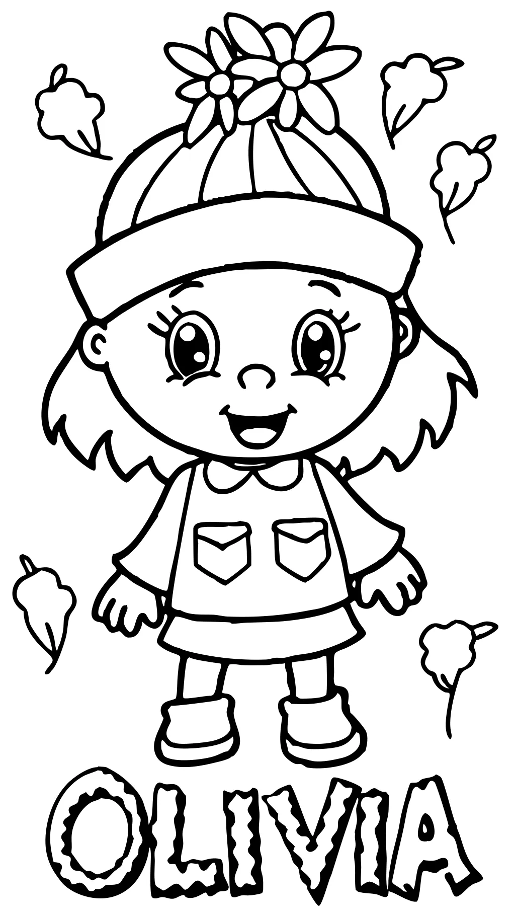 olivia coloring pages